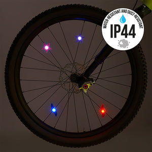 Legami - Set of 2 LED Lights for Bicycle Spokes - Unicorn - Ride & Shine