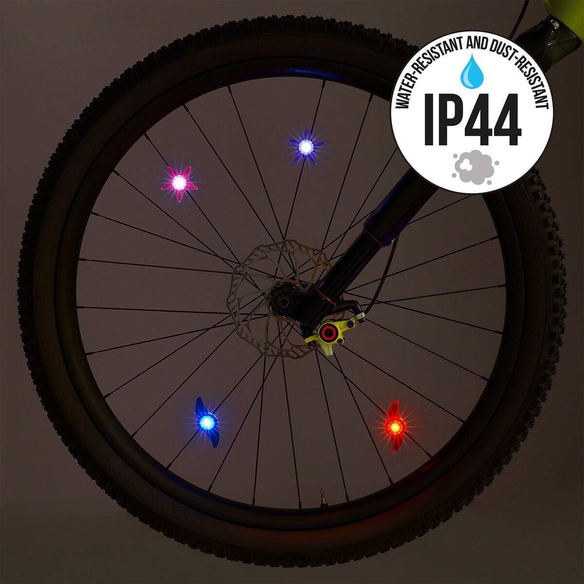 Legami - Seti 2 LED Lights Bicycle Spokes - Uzay - Ride & Shine