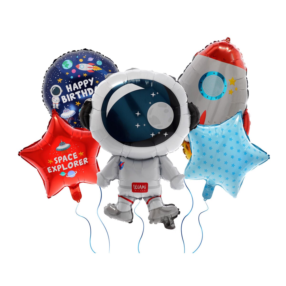 Legami - 5'li Set Uzay Doğum Günü Parti Balonlar - Let’s Parti!