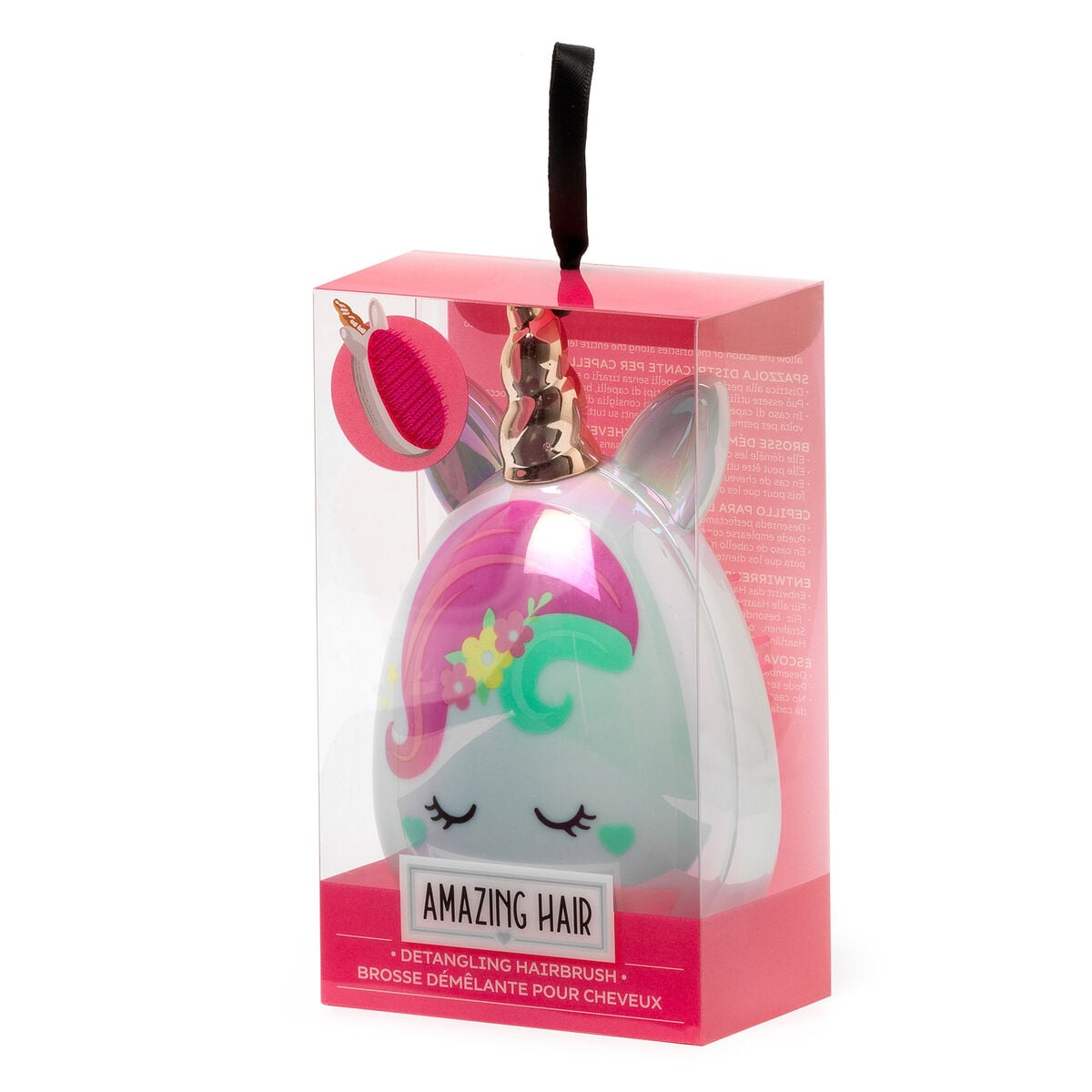 Legami - Unicorn Detangling Hairbrush - Amazing Hair