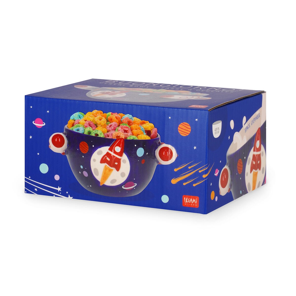 Legami - Stoneware Cereal Bowl - Space - Buongiorno!