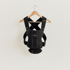 BabyBjorn Mini Woven Baby Carrier - Black-Baby Carriers- | Natural Baby Shower