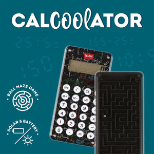Legami - Misunderstood Genius Calculator with Labyrinth on Back - Calcoolator