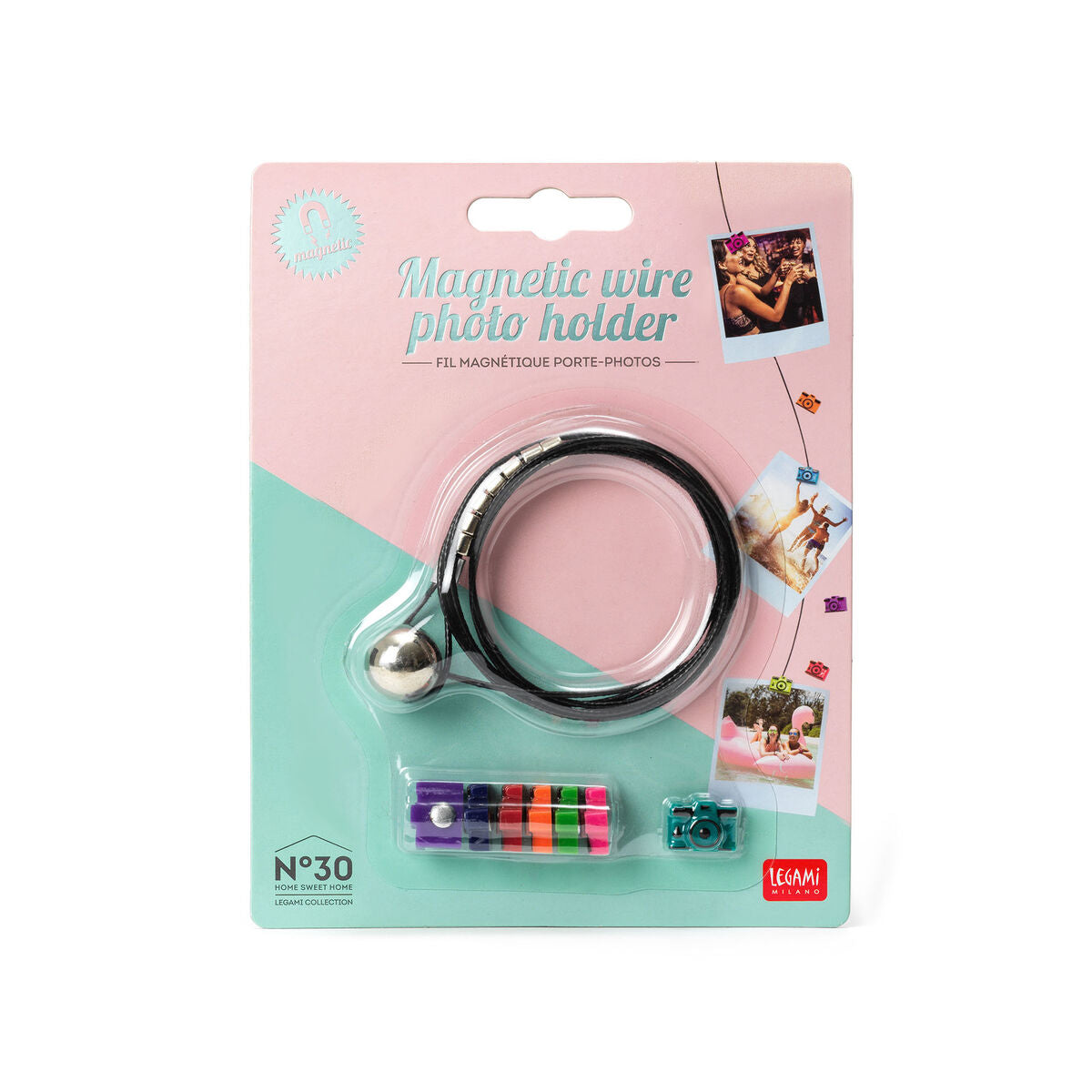 Legami - Magnetic Wire Photo Holder - Camera