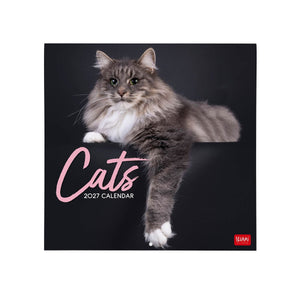 Legami - Cats 2027 Wall Takvim - 30 x 29 cm