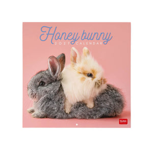 Legami - Honey Rabbit 2027 Wall Calendar - 30 x 29 cm