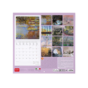 Legami - Monet 2027 Wall Calendar - 30 x 29 cm