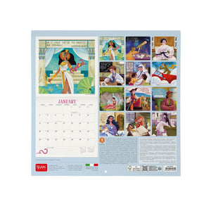 Legami - Inspiring Womenr - 2027 Wall Calendar - 30 x 29 cm
