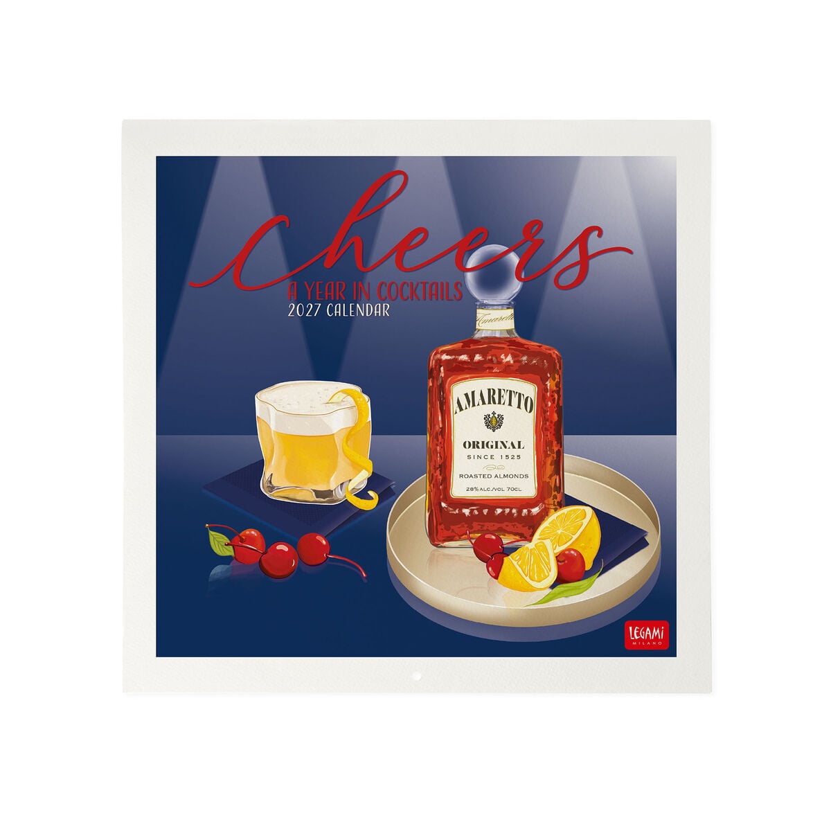 Legami - Cheers 2027 Wall Takvim - 30 x 29 cm