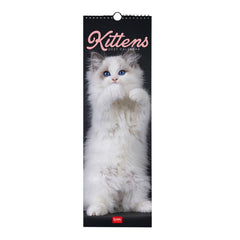 Legami - Kittens 2027 Wall Calendar - 16 x 49 cm