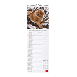 Legami - Cats 2027 Wall Takvim - 16 x 49 cm