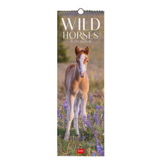 Legami - Wild Horses 2027 Wall Calendar - 16 x 49 cm