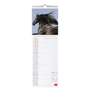 Legami - Wild Horses 2027 Wall Calendar - 16 x 49 cm