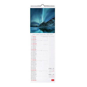 Legami - Planet Earth 2027 Wall Takvim - 16 x 49 cm