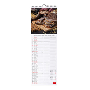 Legami - Kitchen 2027 Wall Calendar - 16 x 49 cm