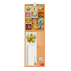 Legami - Kitap Lover's 2027 Wall Takvim - 16 x 49 cm