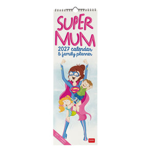 Legami - Super Candle 2027 Wall Calendar - 16 x 49 cm