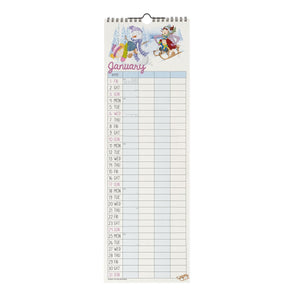 Legami - Super Candle 2027 Wall Calendar - 16 x 49 cm