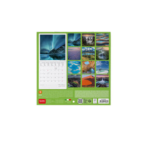 Legami - Planet Earth 2027 Wall Takvim - 18 x 18 cm