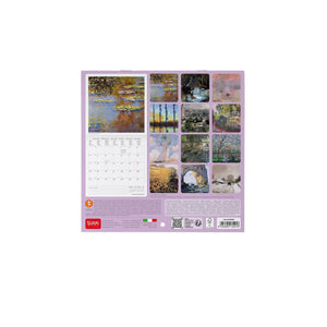 Legami - Claude Monet 2027 Wall Takvim - 18 x 18 cm