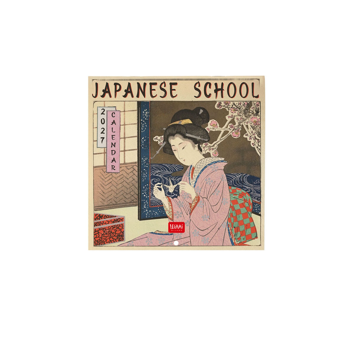 Legami - Japanese School 2027 Wall Takvim - 18 x 18 cm