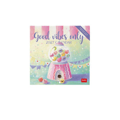 Legami - Good Vibes Only 2027 Wall Takvim - 18 x 18 cm