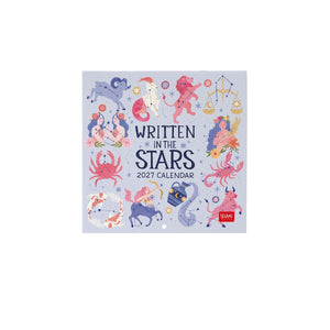 Legami - Written in Stars 2027 Wall Calendar - 18 x 18 cm