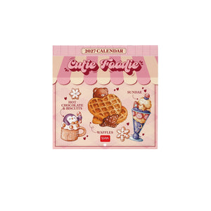 Legami - Cutie Foodie 2027 Wall Calendar - 18 x 18 cm
