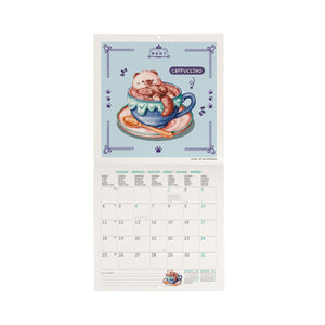 Legami - Cutie Foodie 2027 Wall Calendar - 18 x 18 cm