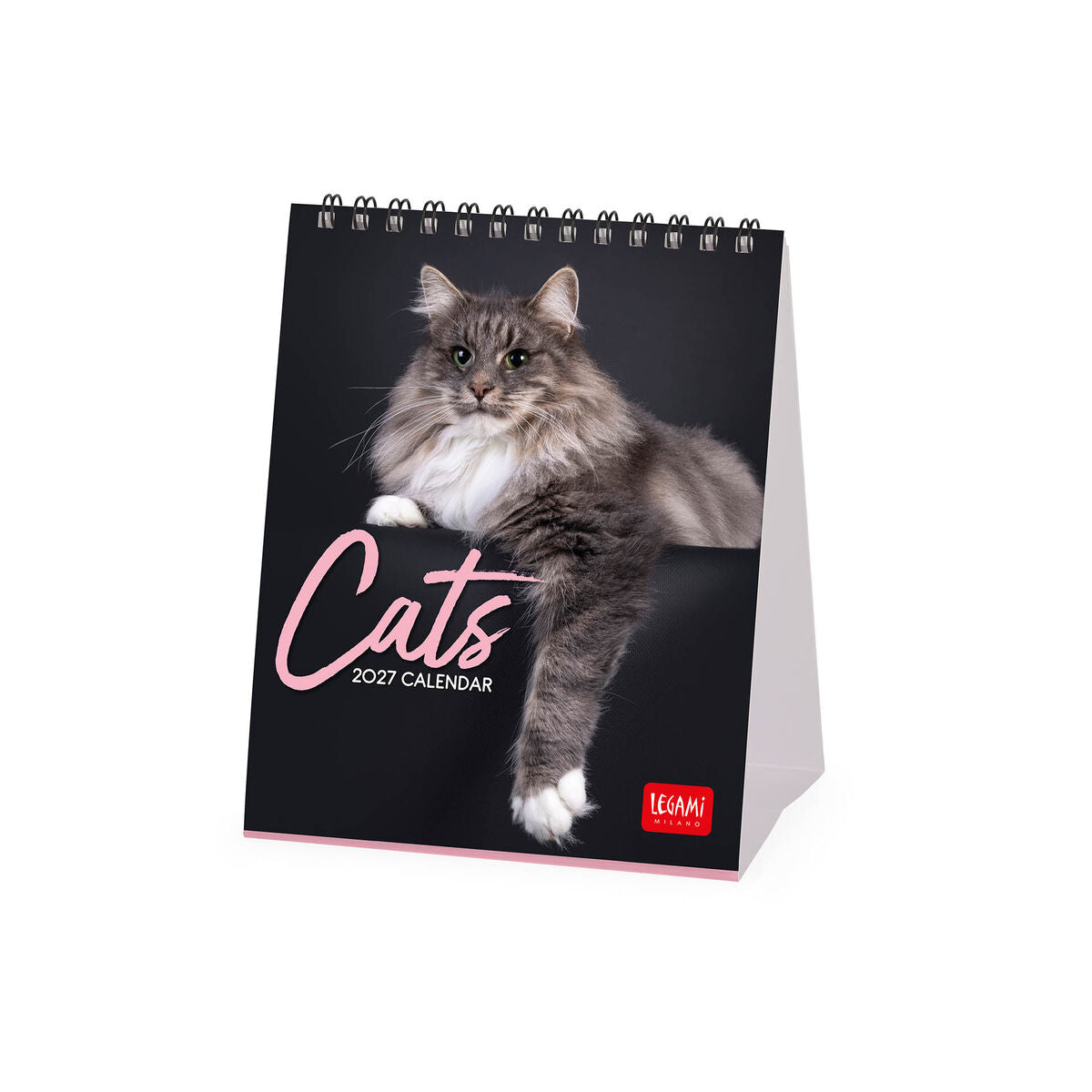 Legami - Cats 2027 Desk Takvim - 12 x 14,5 cm