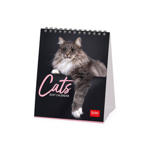 Legami - Cats 2027 Desk Takvim - 12 x 14,5 cm