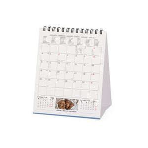 Legami - Puppies 2027 Desk Calendar - 12 x 14.5 cm