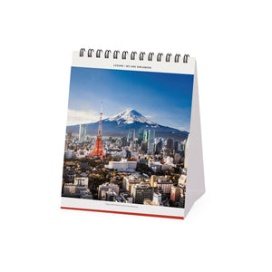 Legami - Beauty Japan 2027 Desk Calendar - 12 x 14.5 cm