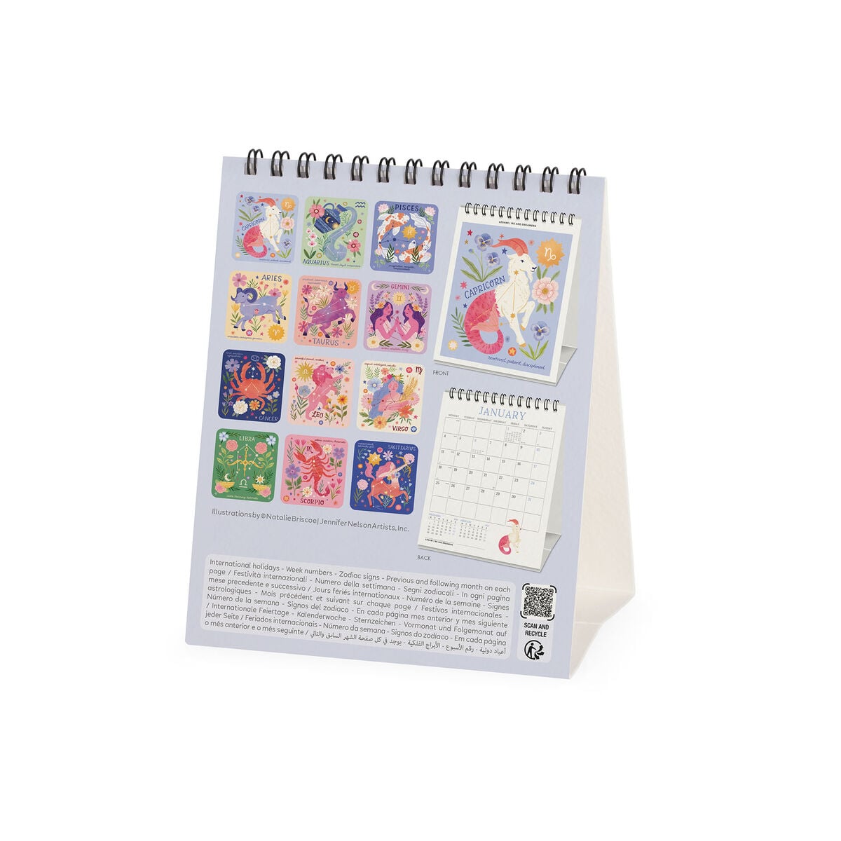 Legami - Written in Stars 2027 Desk Takvim - 12 x 14.5 cm