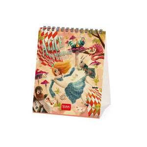 Legami - Alice in Wonderland 2027 Desk Takvim - 12 x 14,5 cm