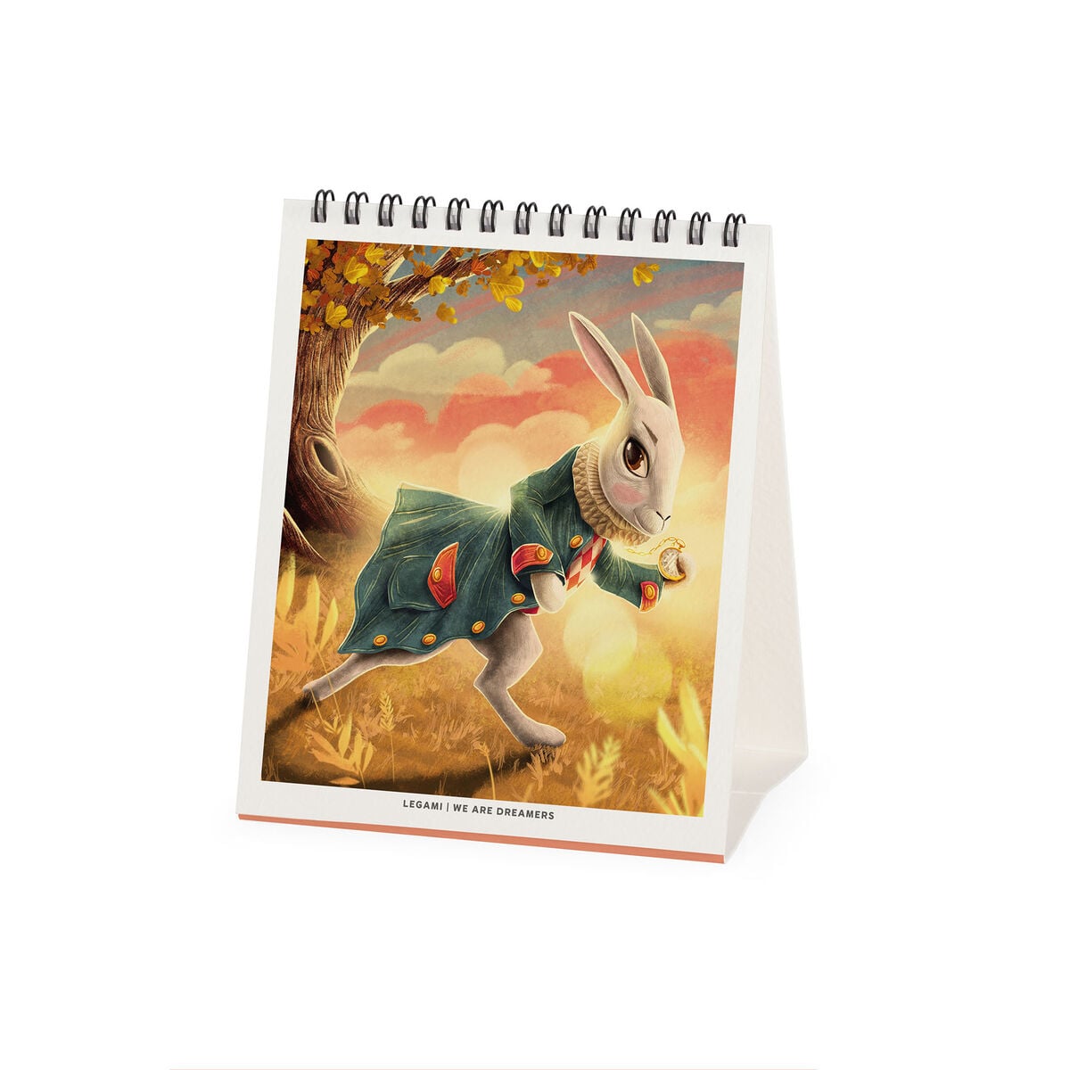 Legami - Alice in Wonderland 2027 Desk Takvim - 12 x 14,5 cm