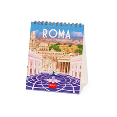 Legami - Rome 2027 Desk Calendar - 12 x 14.5 cm