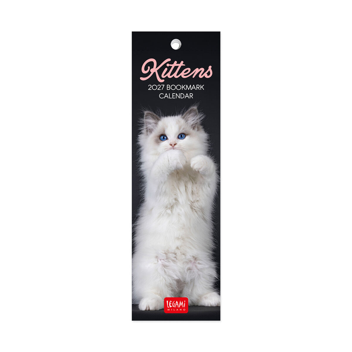 Legami - Kittens 2027 Kitap Ayracı Takvim - 5,5 x 18 cm