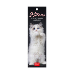 Legami - Kittens 2027 Kitap Ayracı Takvim - 5,5 x 18 cm