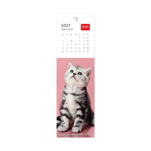 Legami - Kittens 2027 Kitap Ayracı Takvim - 5,5 x 18 cm
