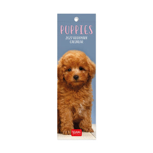Legami - Puppies 2027 Bookmark Calendar - 5.5 x 18 cm