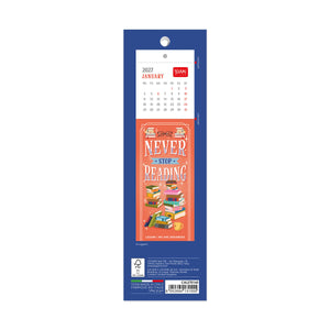 Legami - Kitap Lover's 2027 Kitap Ayracı Takvim - 5,5 x 18 cm