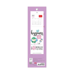 Legami - Aphorisms 2027 Bookmark Calendar - 5.5 x 18 cm