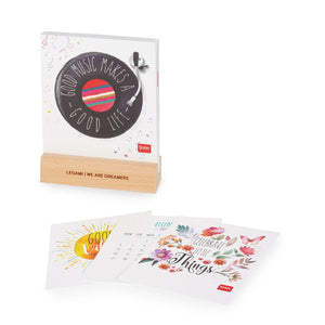 Legami - Takvim ile Wooden Base - 2027