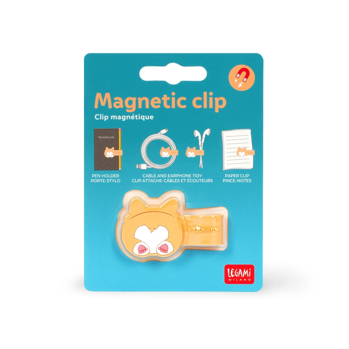 Legami - Corgi Magnetic Clip - Magnetic Clip