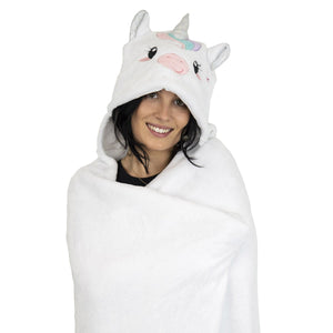 Legami - Unicorn Hooded Blanket - Cosy Hugs