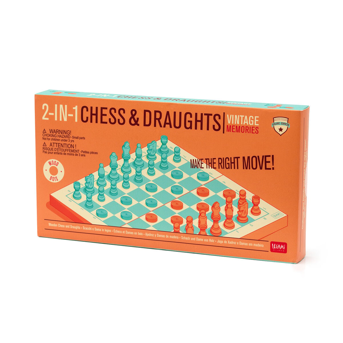 Legami - 2-in-1 Chess and Draughts