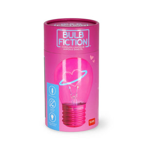 Legami - Dekoratif Lightbulb-Shaped Table Lamp - Kalp - Bulb Fiction