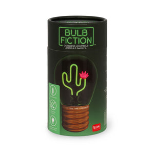 Legami - Decorative Lightbulb-Shaped Table Lamp - Cactus - Bulb Fiction