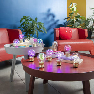Legami - Dekoratif Lightbulb-Shaped Table Lamp - Daisy - Bulb Fiction